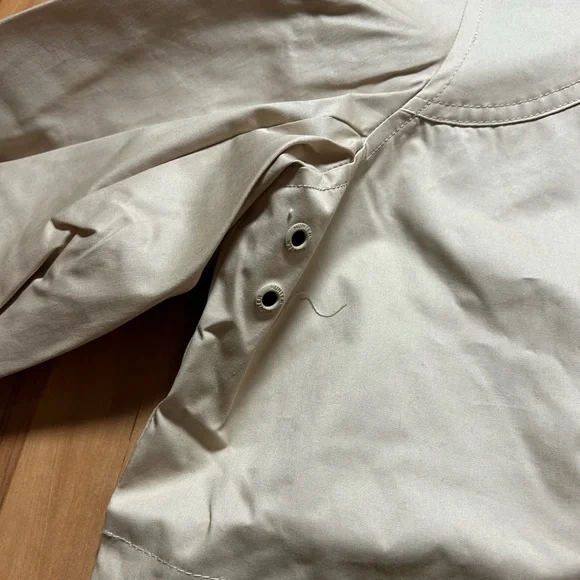 Hunter Women’s Almond/Tan Water Resistant Jacket with Hood, Size Large, New - Picture 6 of 11